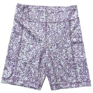 Zelos•🎉HP🥳 Girls Compression Bike Shorts Lavender White, Size XL,